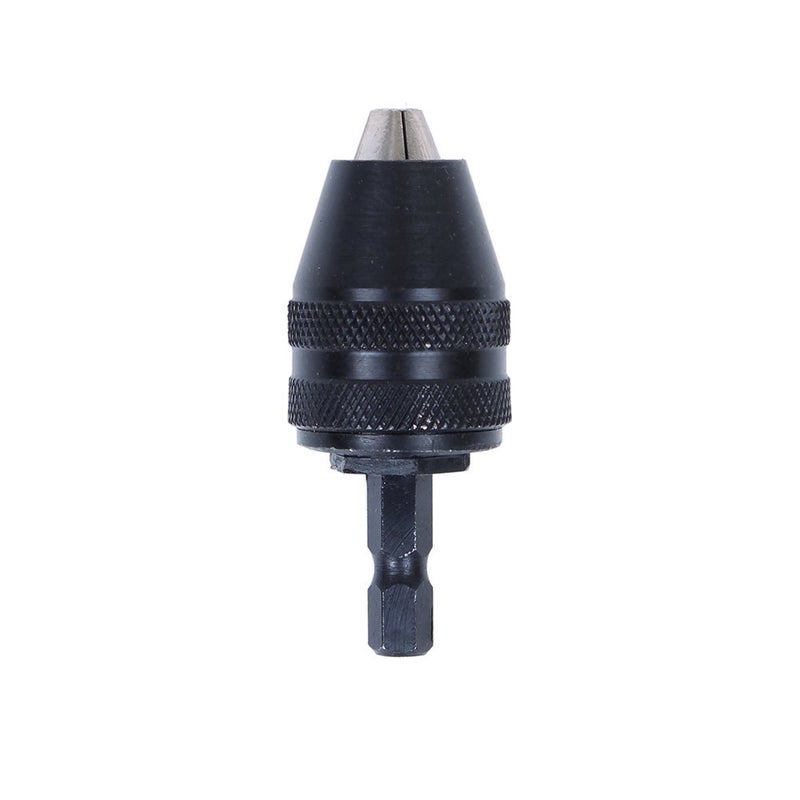 AUTOTOOLHOME 1/4-inch Hex Shank Keyless Drill Chuck for impact driver Quick Change Chuck Adapter Power Screwdriver to Drill Converter Conversion Tool - Image 1
